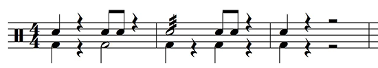 Polyphone Notation in Finale 2012.