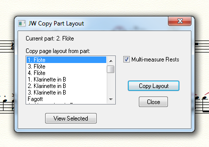 Das Plug-In „JW Copy Part Layout“ von Jari Williamsson