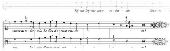 November 2 enthält viele Symbole für die Notation von Musik der Renaissance
