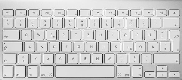 Bild einer Apple-Tastatur ohne Ziffernblock