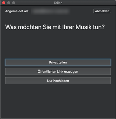Musik mit anderen teilen
