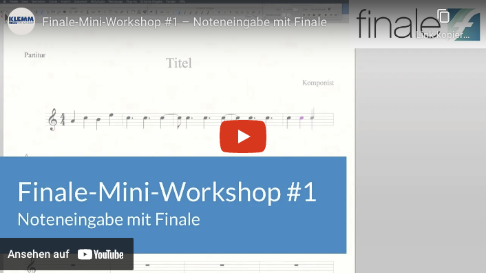 Finale-Mini-Workshop bei Youtube