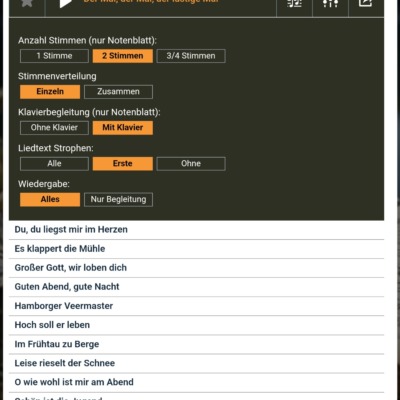 DLS - Tablet Arrangement-Optionen