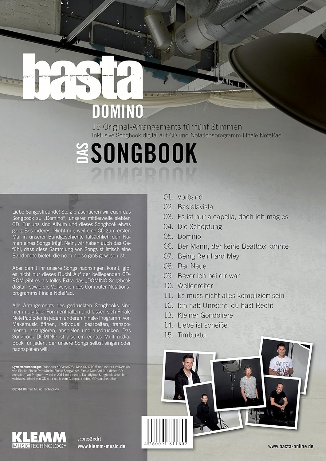 basta Domino-Songbook: Printausgabe – Bild 2