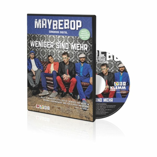 Maybebop „Weniger sind mehr“ - Digitale Notenausgabe auf CD