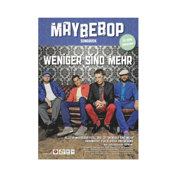 Maybebop „Weniger sind mehr“ - Printausgabe, Piano Edition