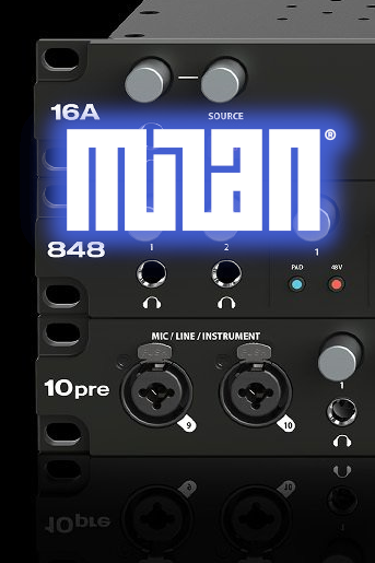 Die Audio-Interfaces MOTU 16A, 848 und 10pre sind jetzt Milan-zertifiziert