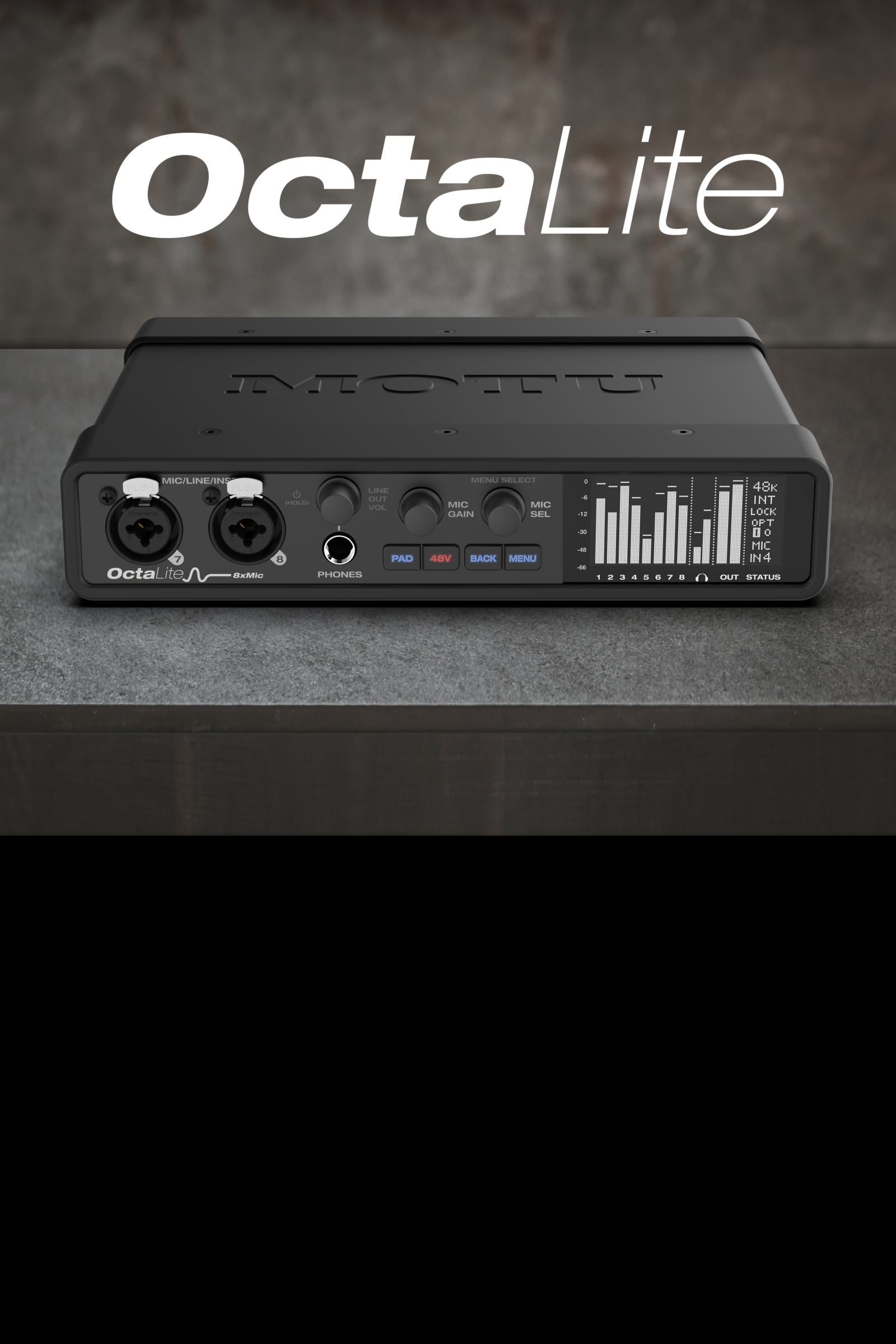 Neu von MOTU: OctaLite Audio-Interface